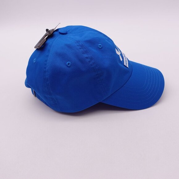 NEW Under Armour Men's Strapback Cap Cotton Blend OSFM Blue - Picture 2 of 8